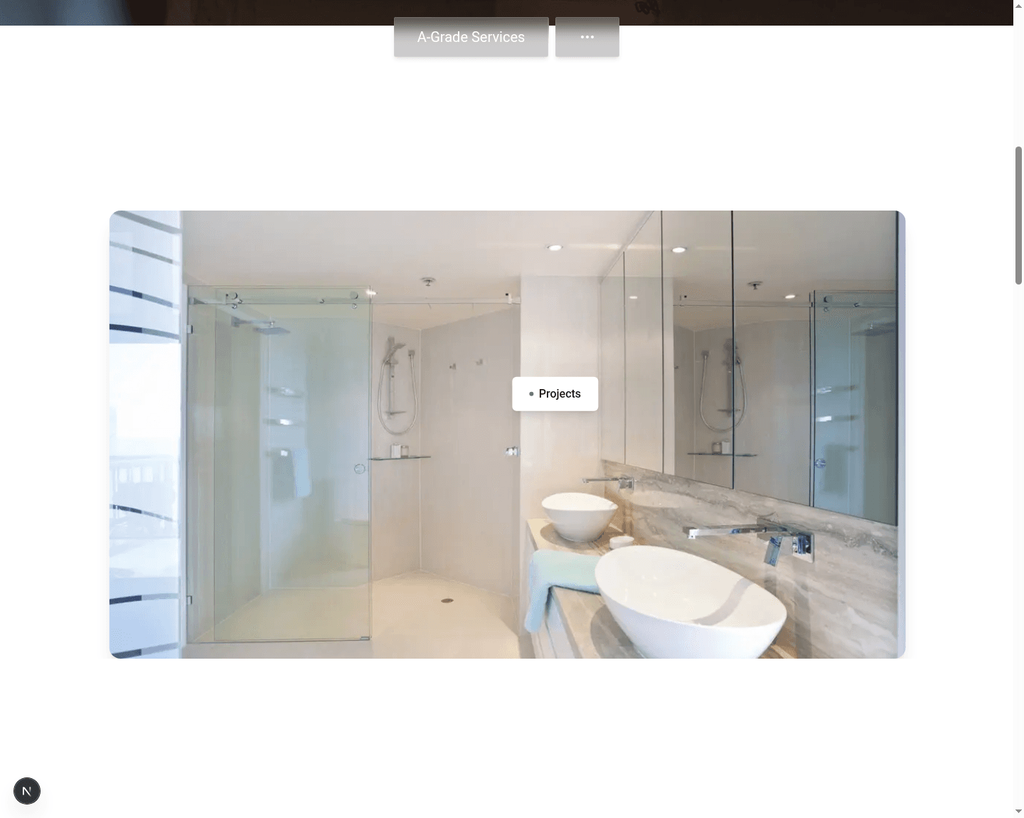Home carousel hover desktop