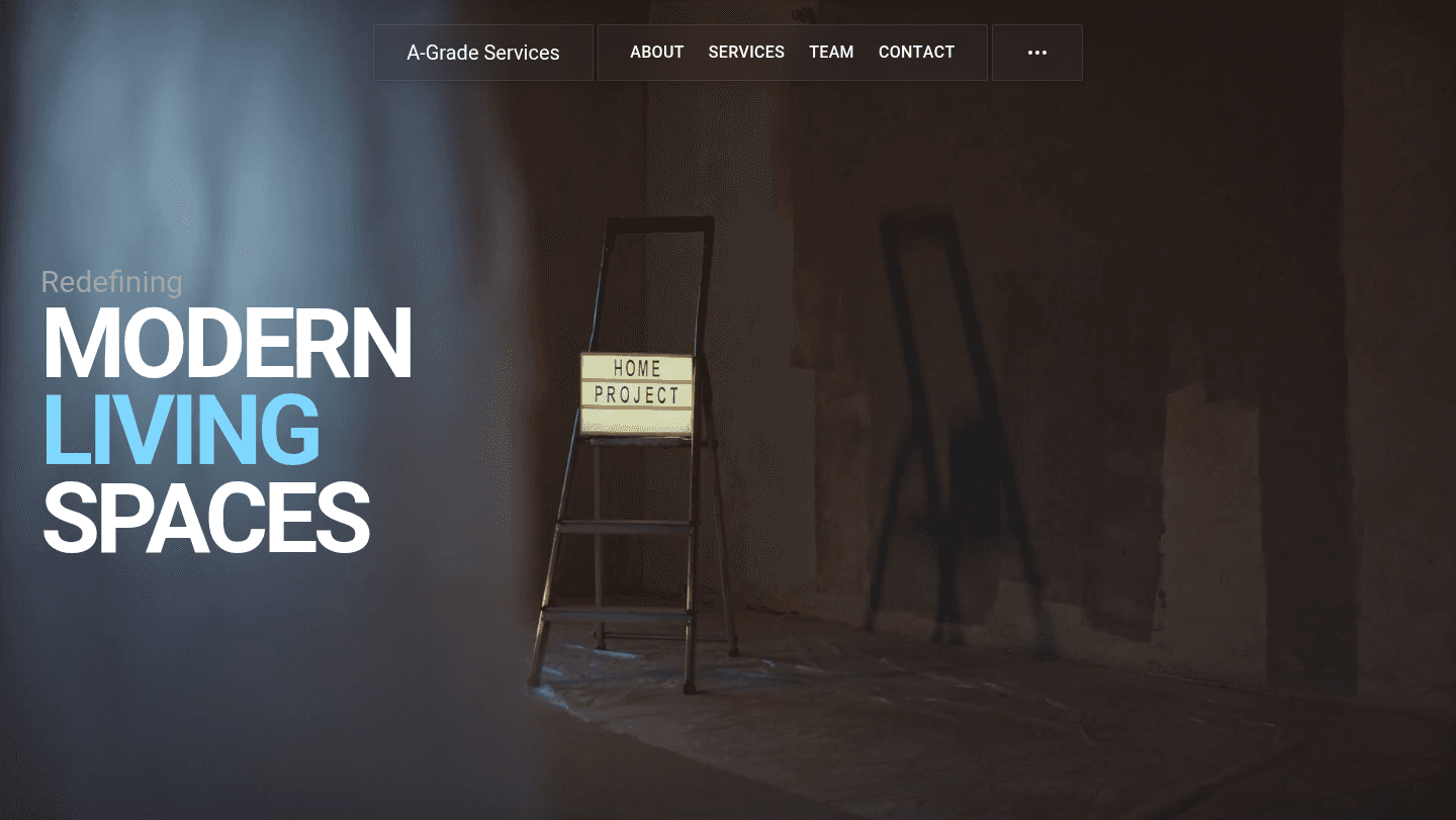 Live A-Grade Services homepage